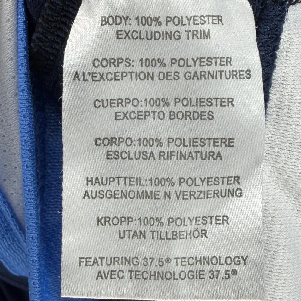 Bauer Team Hockey Jersey Youth‎ Medium Navy Blue Maple Leafs Johnson 31 09J-29H
